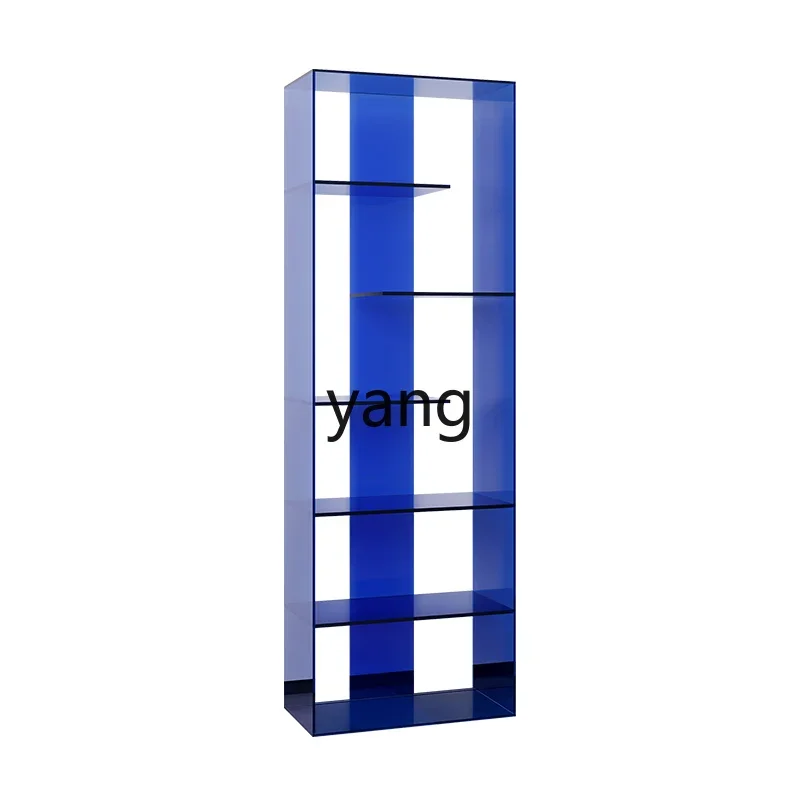 

Yjq modern simple acrylic bookshelf living room creative figure display bogu shelf floor storage