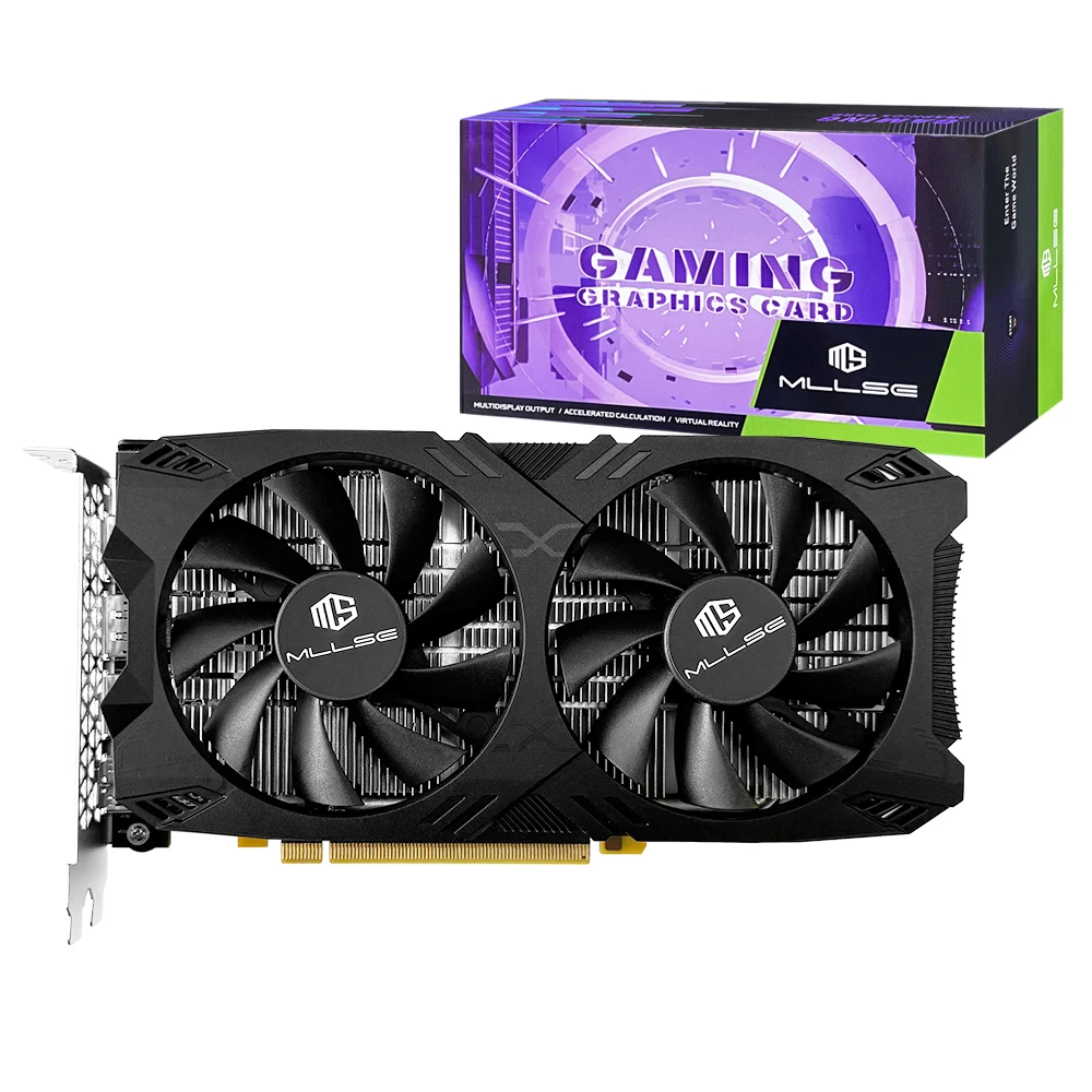 بطاقة رسومات ألعاب MLLSE AMD RX5500XT 8G 8GB 128Bit GDDR6 PCI-E 4.0 × 8 وحدة معالجة الرسومات Radeon rx5500xt 8gb بطاقات ألعاب فيديو بلاسا دي فيديو