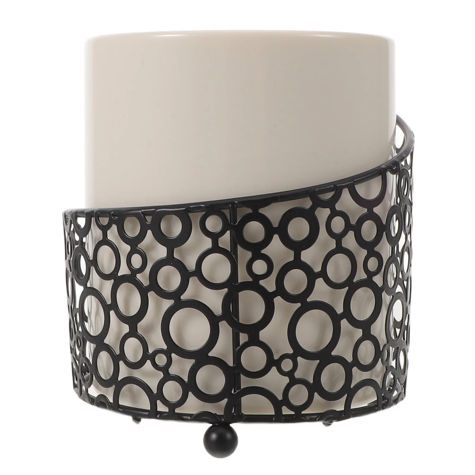 

Ceramic Coffee Station Utensil Caddy for Kitchen Countertop - Stirrer Fork Organizer Jar Storage Container Bar