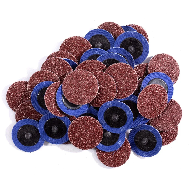 25pcs-set 50sets-carton 3-In 36-Grit Aluminum Oxide Roll Lock The Grinder Sanding Grinding Disc Abrasive Tools for Metalworking