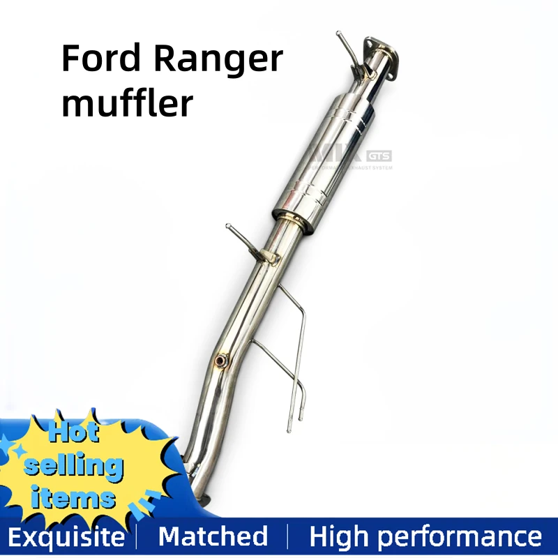 Stainless steel valve exhaust pipe cat back suitable for Ford Ranger exhaust system with cat