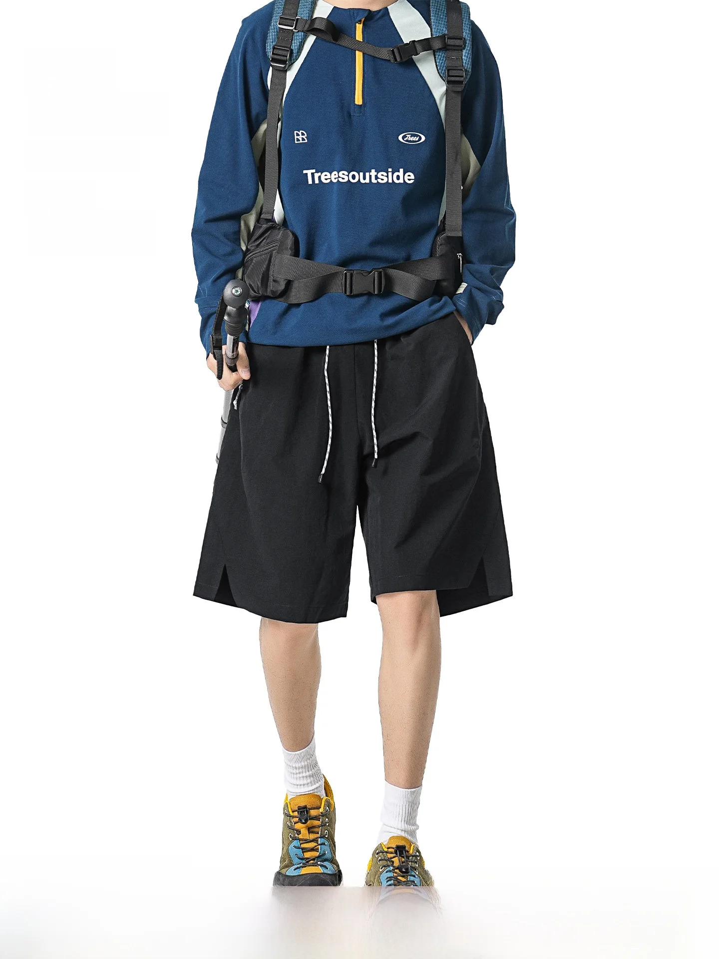 

Artannie Men's Outdoor Quick Dry Sports Shorts Summer New American Straight Loose Casual Pants Couple's Outdoor Leisure Trousers