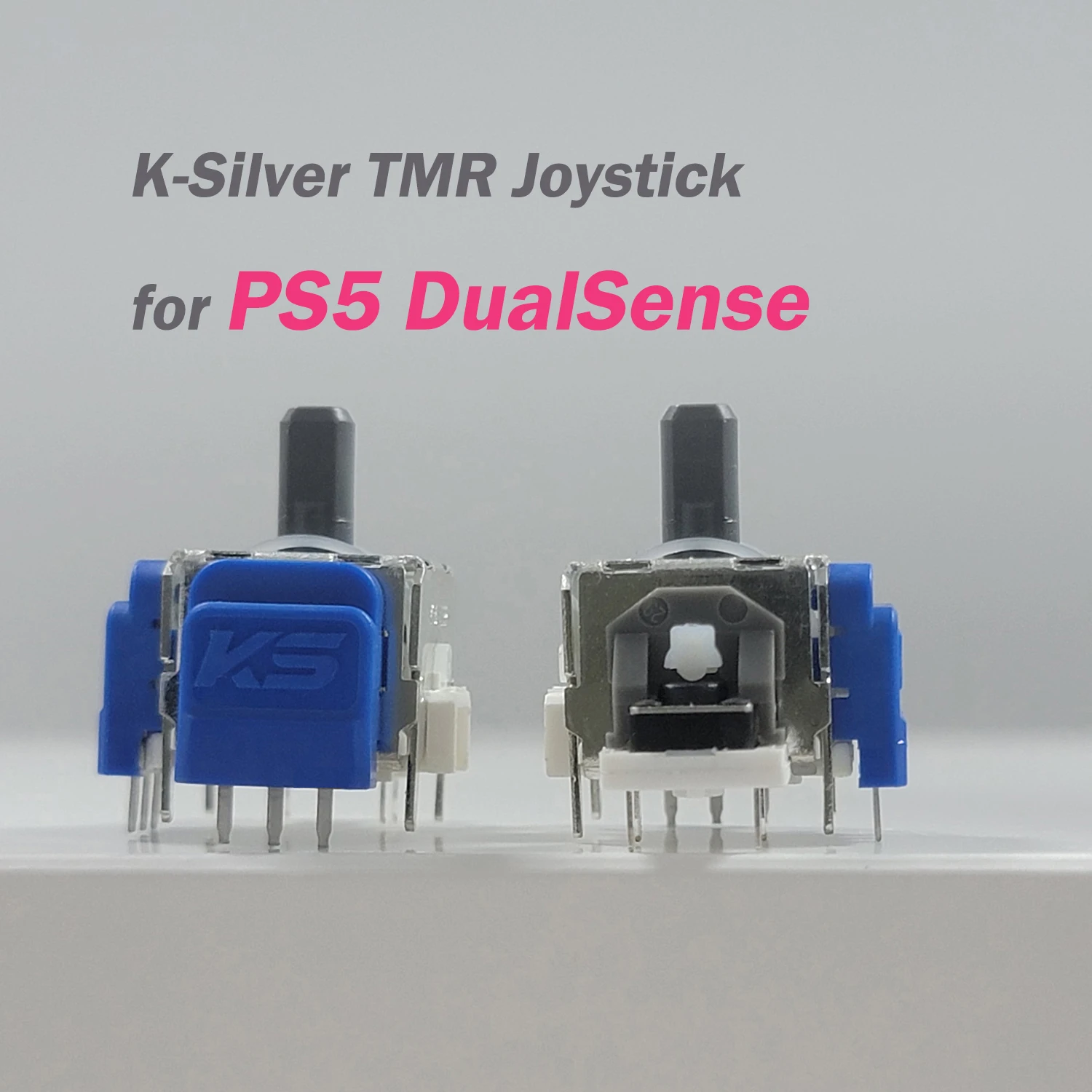 2/10pcs K-SILVER JS13 Pro+ TMR Electromagnetic Joystick for PS5 Anti-Drift 3D Analog Durable ThumbStick Analog Joystick Grip Cap