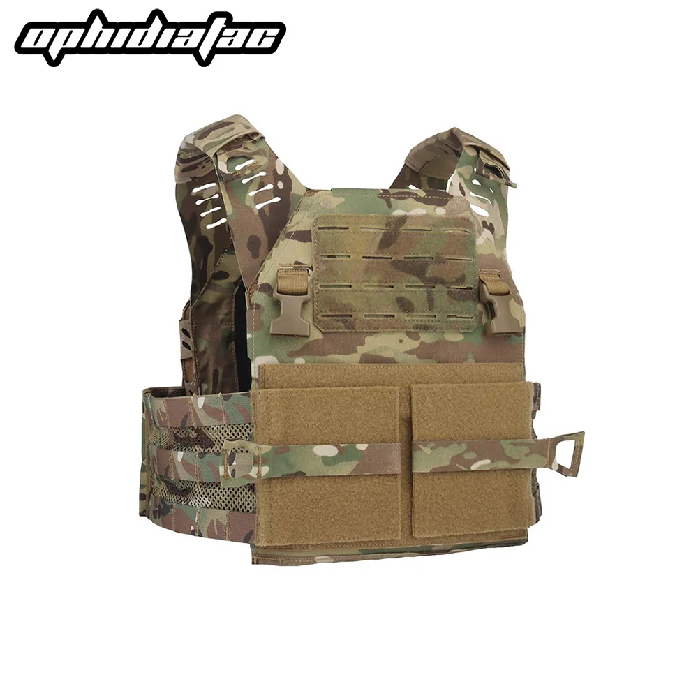 

OPHIDIAN Combat Vest Quick Release Design Suitable for 10*12 SAPI Medium-sized Protective Plate Outdoor Protective Equipment