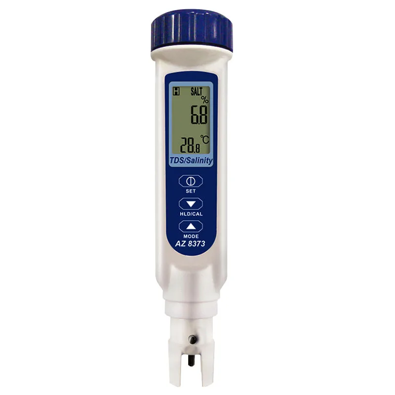 Pen Electronic Salinometer AZ8373 Portable High Precision TDS Salinity Test for Seawater Fish Tank Food