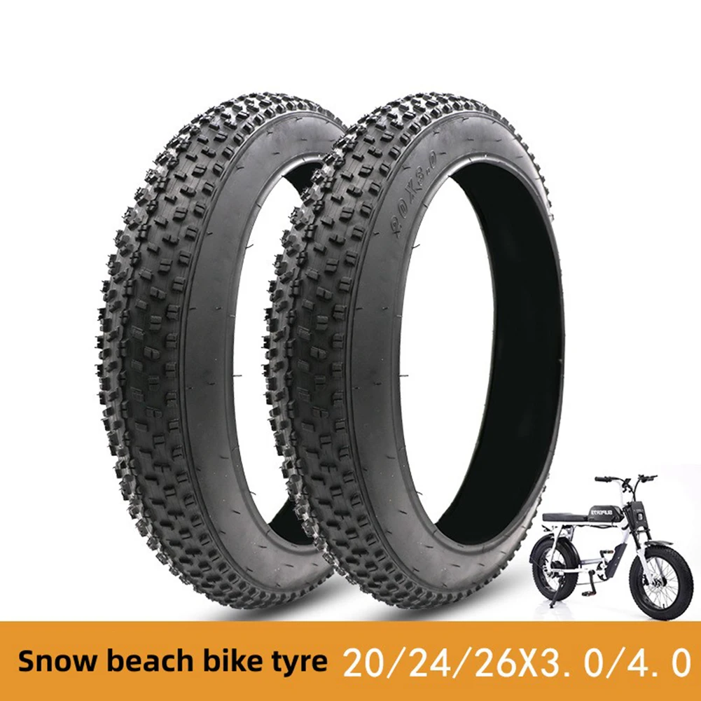 

Snow Bike Tires Beach Bicycle Fat Tyre Buggy Puncture Proof Widening Non-slip Riding Cycling Tyres 20 / 24 / 26 x 3.0 / 4.0 Inch