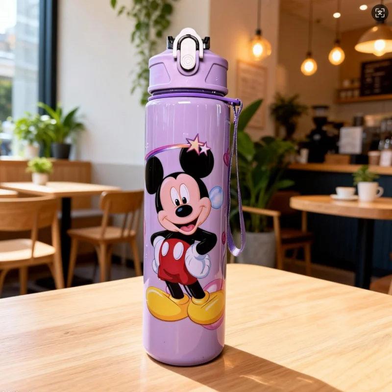 Cartoni animati Disney Topolino, Elsa la Regina delle Neve, tazze d'acqua Biancaneve; Tazze d'acqua con personaggi carini a tema Disney, infantile