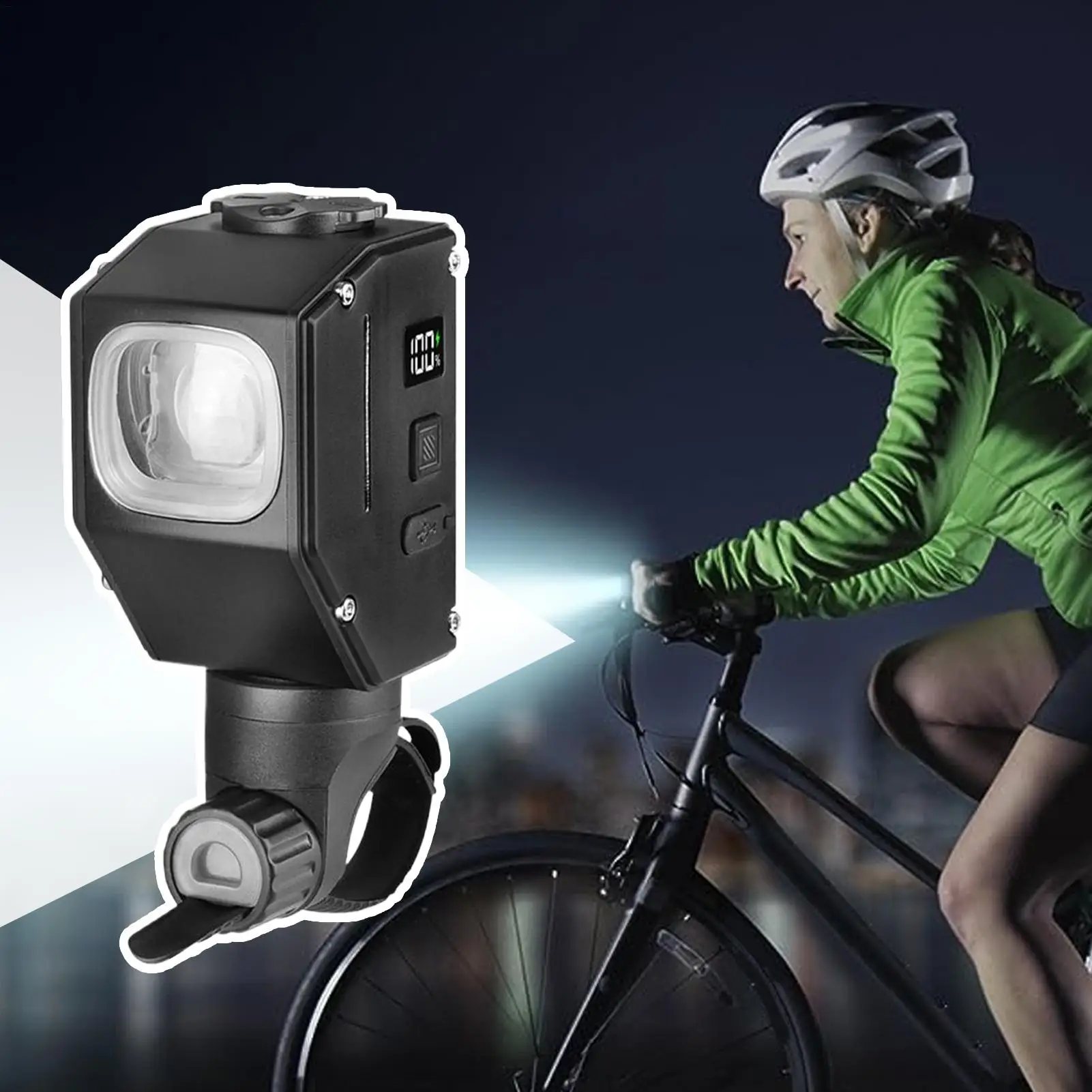 

Bicycle Lights Lamp Wireless 2000Lumen With 8 Modes Front Light For Bicycle For Cycling Night Kids Cruiser Scooter Skateboard