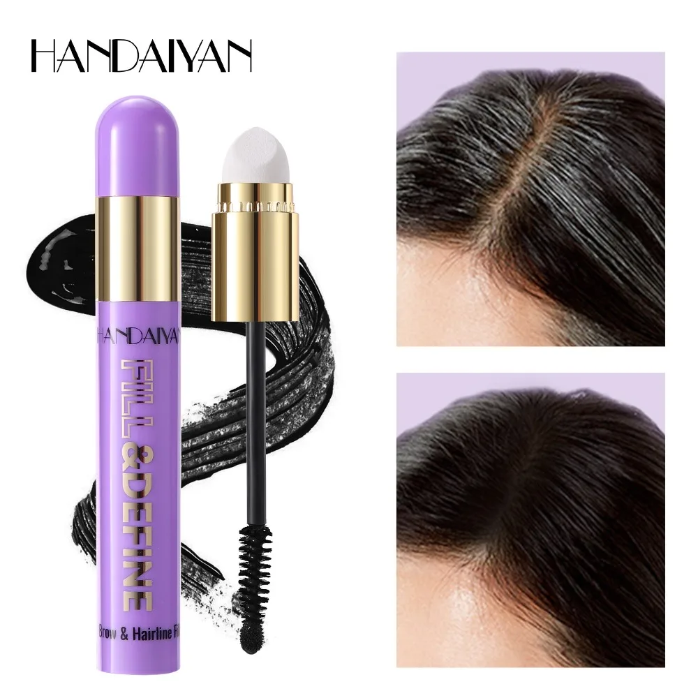Bastone di riempimento per sopracciglia per linea sottile 8 colori Tintura temporanea per capelli Impermeabile senza trasferimento Indossare tutto il giorno per sopracciglia sparse Correttore per la perdita dei capelli