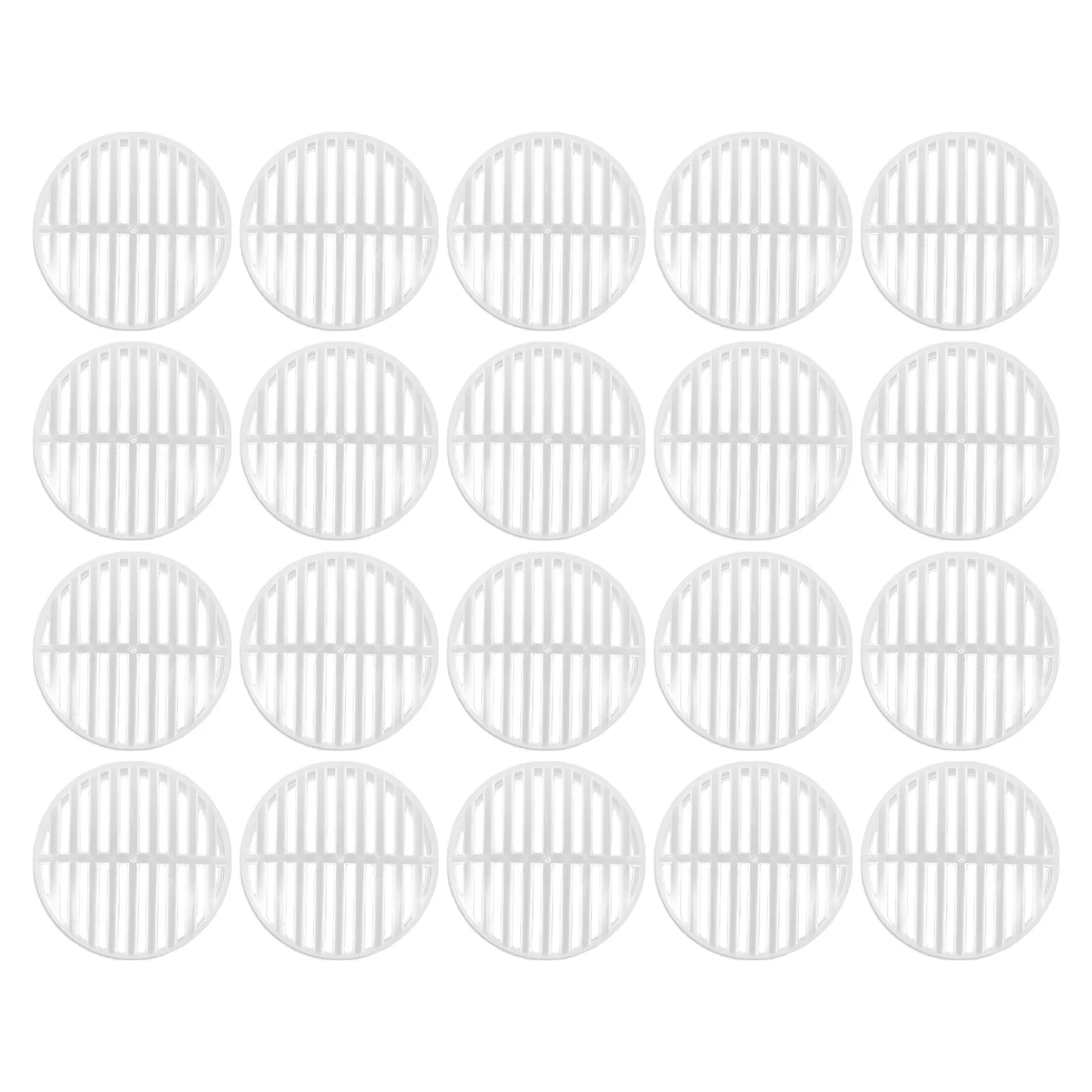 100Pcs Mineral Water Bottle Filter Round Mesh Strainer for Outdoor Cold Brew Tea Juice Hiking Camping Portable Reusable Plastic