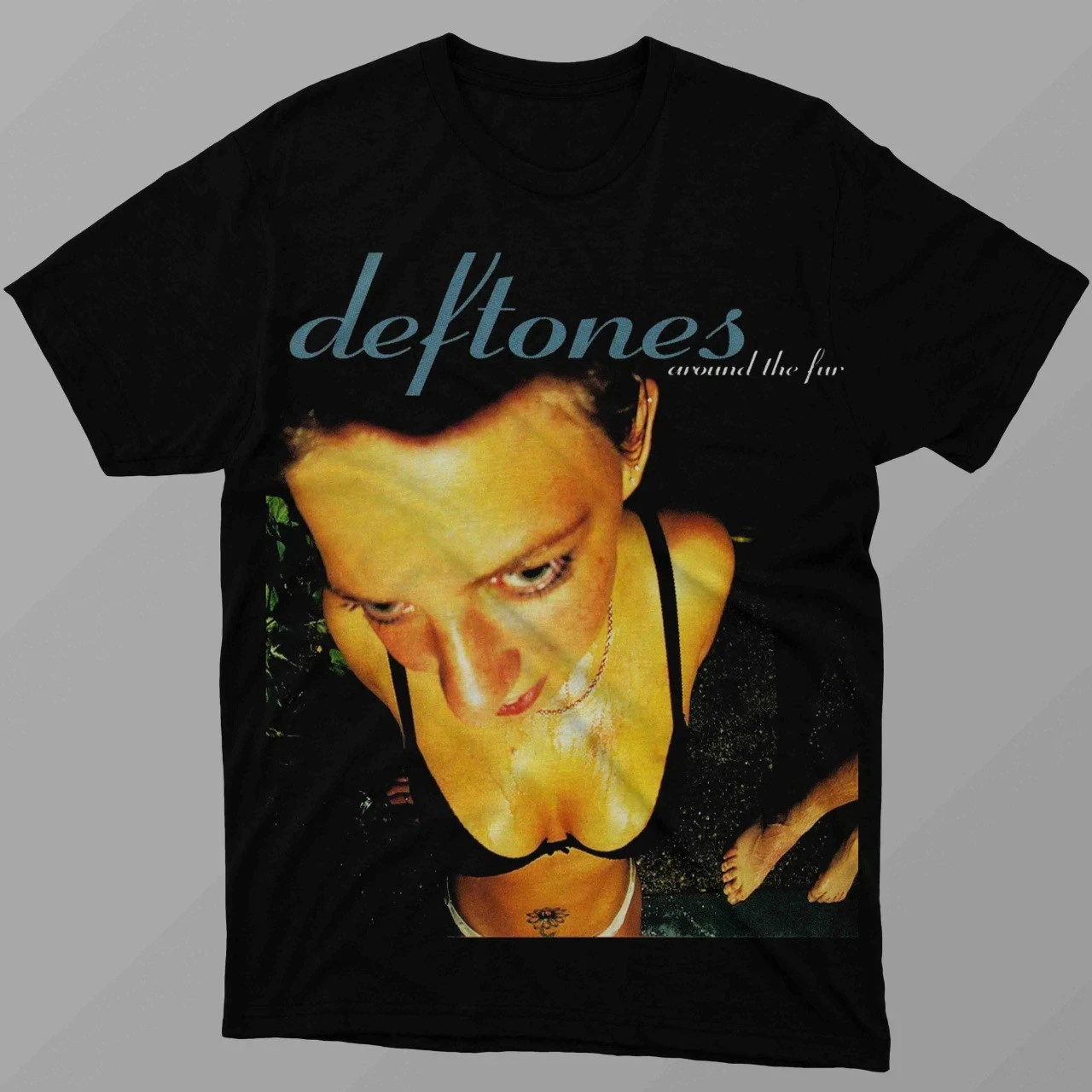 Vintage Deftones Band T Shirt Around The Fur Graphic Print T-shirt 2026 Summer Men Women Cotton Oversized T-shirt Streetwear Y2K