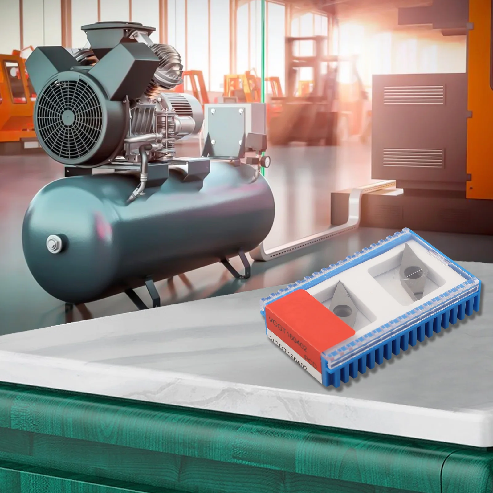 Copper Turning Insert Polycrystalline Insert CNC Machining Good Wear Resistance High Quality Materials Solid And Practical