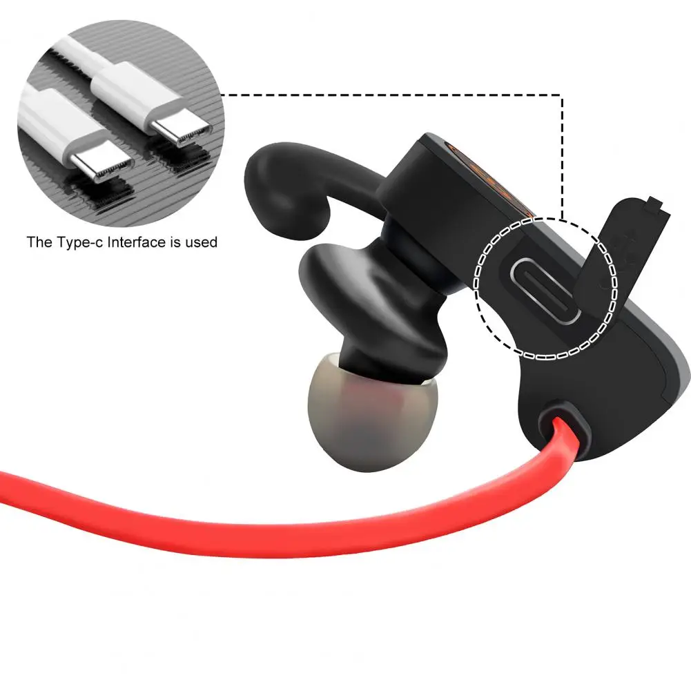 Adjustable Ear-hook Sport Earphone High-performance Wireless Sport Bluetooth Earbuds Ipx7 Waterproof Long Battery for Workouts