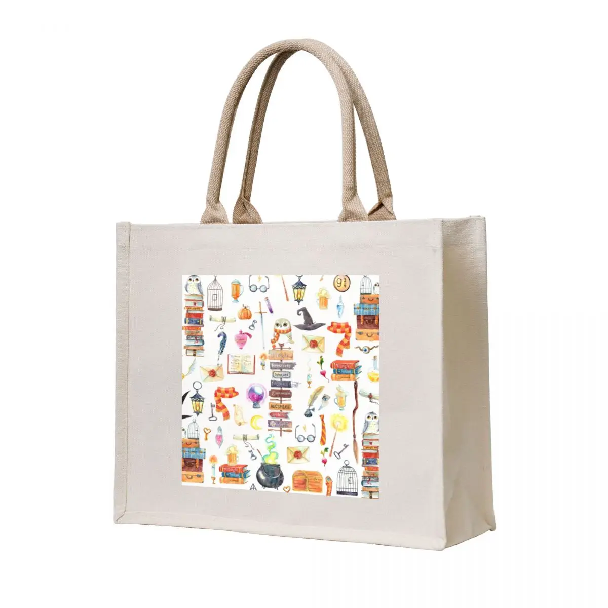 

Wizard School Design Tote Bag bags woman 2025 Beach bag canvas shopping bag