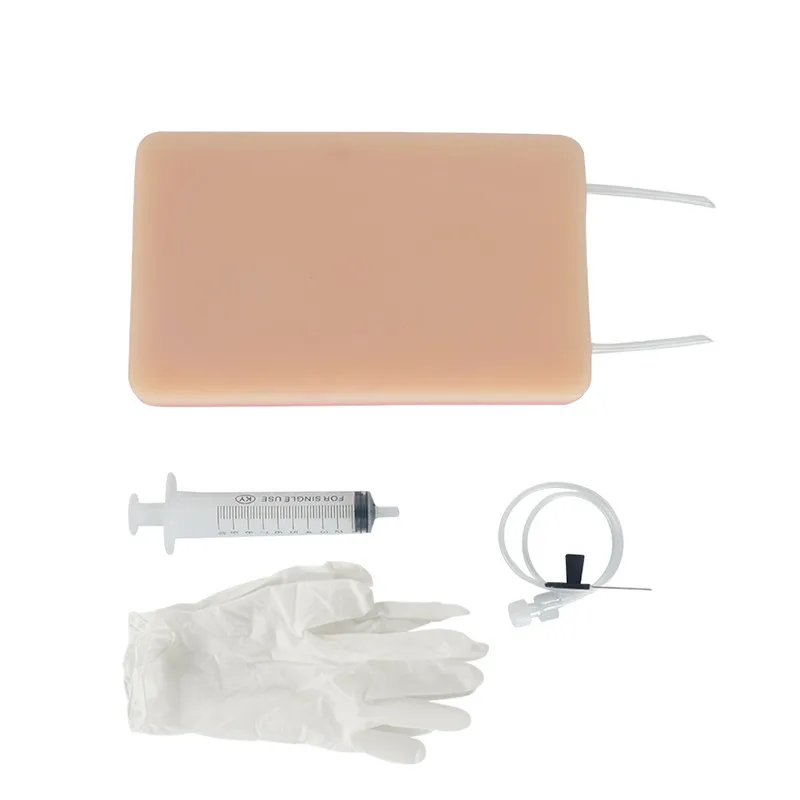 Medical Skin Pad With Veins For Intravenous IV Injection & Suturing Training 3 Layers Human Skin Model Suture Pad