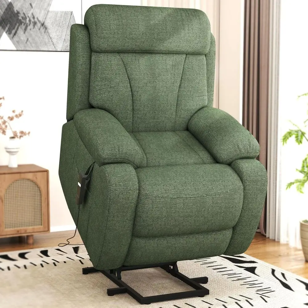 

Heavy-Duty 330 lbs Electric Recliner with Remote, Compact for Small Spaces, Velvet Fabric