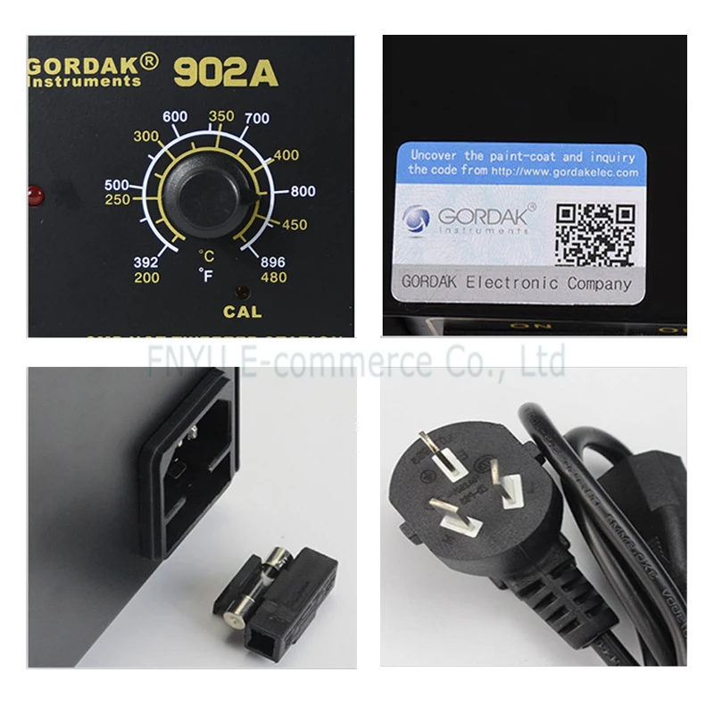 GORDAK 902A Electric Soldering Iron Constant Temperature Clamp Heating Tweezers Soldering Station Disassembly Repair Rework Tool