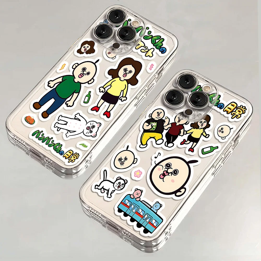 Funny Bbangbbang's Daily Phone Case For Samsung S26 S25 S24 S23 S22 S21 FE Note20 Note10 Plus Ultra Lite Edge 5G Clear Soft TPU