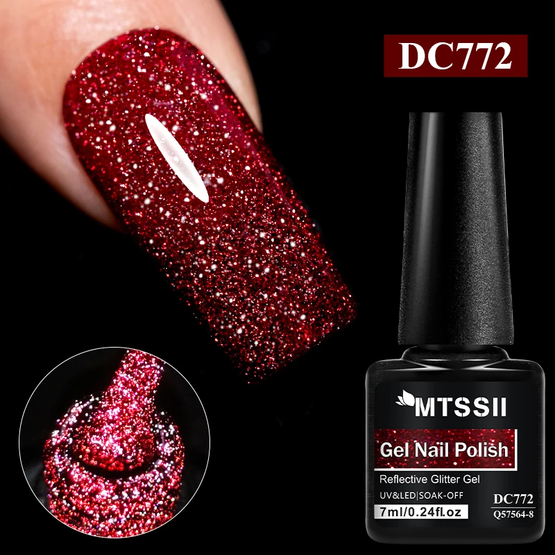 Red Reflective Glit…