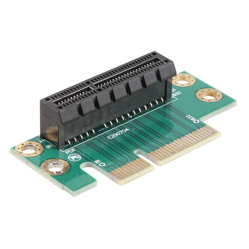 Scheda riser PCI- Express 4X Scheda adattatore a 90 gradi Scheda di estensione extender PCI-E 4X per computer chassis server 1U