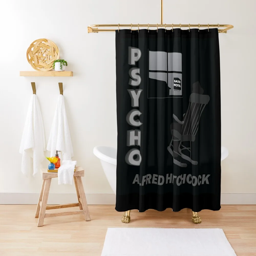 Alfred Hitchcock's Psycho Shower Curtain Bathroom And Shower Luxury Bathroom Curtain