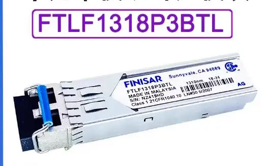 New Finisar Gigabit Single Mode FTLF1318P3BTL Industrial Module 1.25g10km Optical Module