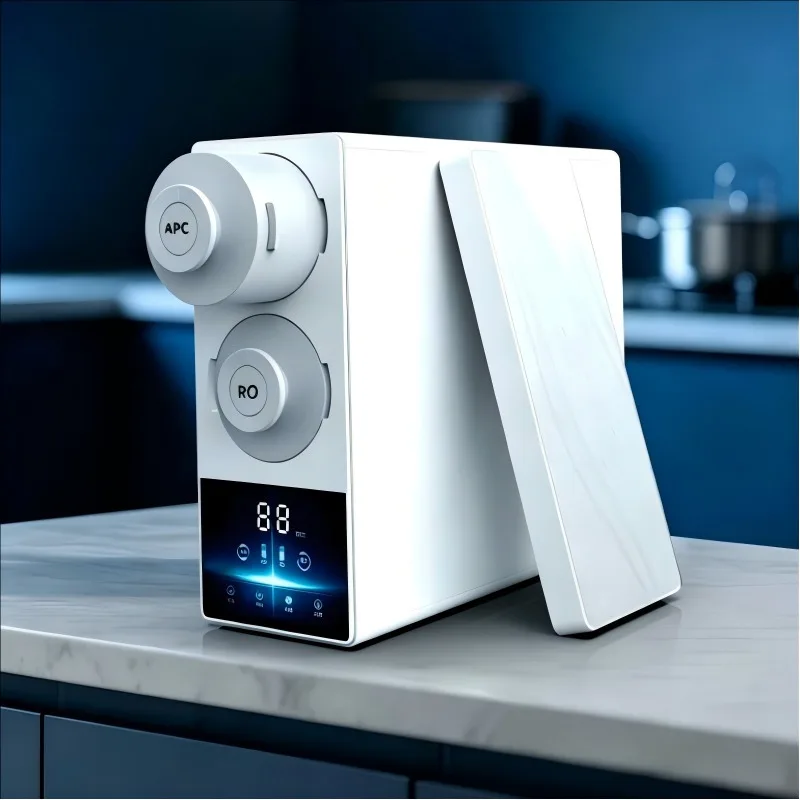 Airo Automatic Household 4 Stages Kitchen New RO Water Purifier Home RO Machine Water Filtration System 600GPD 2 Filter