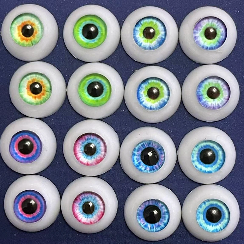 20 Styles 12mm/14mm Doll Eyes 2 Pairs Eyeball DIY Toy Eye Plush Animal Eye Accessories Doll Eyeball BJD Doll Eyes