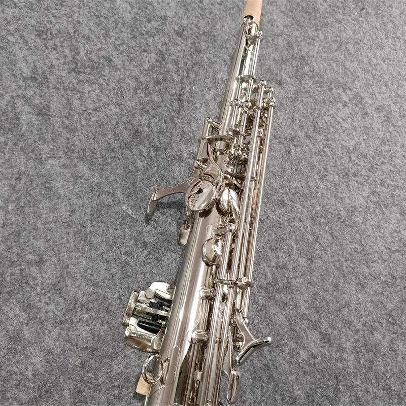 Made in France High Quality Soprano Saxophone nickel plating Mark VI B-flat Soprano Sax Mark VI Mouthpiece Reeds Neck