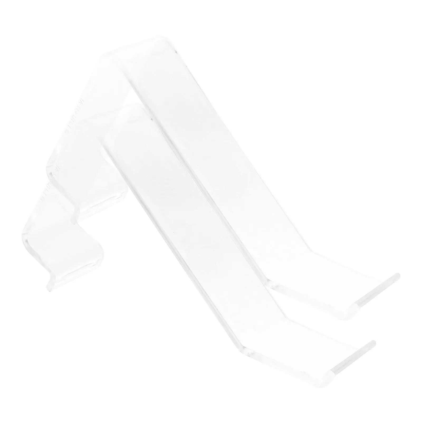 2Pcs Clear Acrylic Shoe Display Holders Compact Shoe Racks for High Heels Sneakers Sandals Storage Acrylic Display Rack