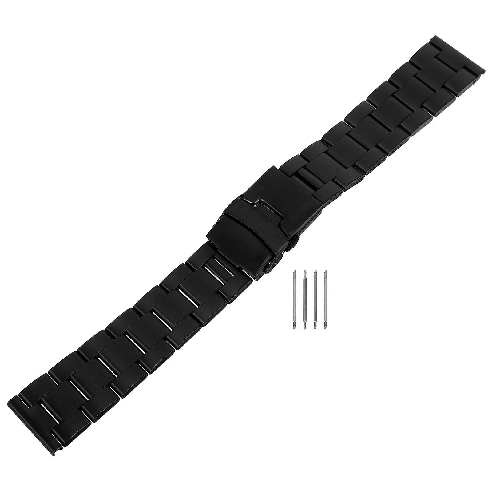 

20mm Stainless Metal Watch Band Polished Bracelet Ladder Design Durable Modern Elegant for Men Women Watch Band Bracelet