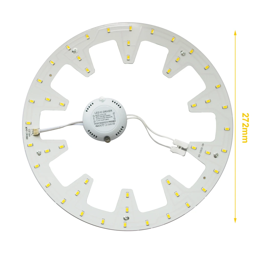 DIY Instalar Rodada Lâmpada do teto LED, PCB, Techo, quente, frio, branco, Circular Substituir, 50W, tubo 2D, 110V, 120V, 220V, 230V, 240V, 24W