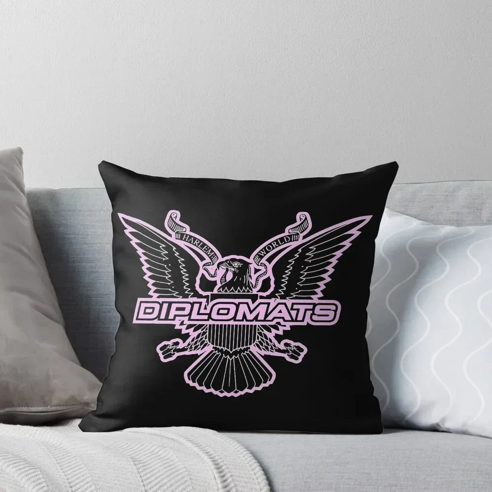 

Diplomats, Dipset Pink Logo, Camron Merch Classic T-Shirt Throw Pillow Couch Pillows Decorative Cushions For Living Room pillow