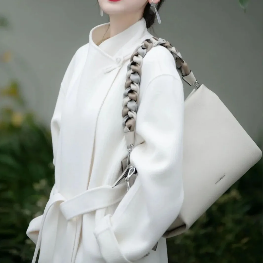 

Jicheng Co branded Coccinelle Shoulder Bag, Women's Cocophone Crossbody Bag, Small Tote Bag