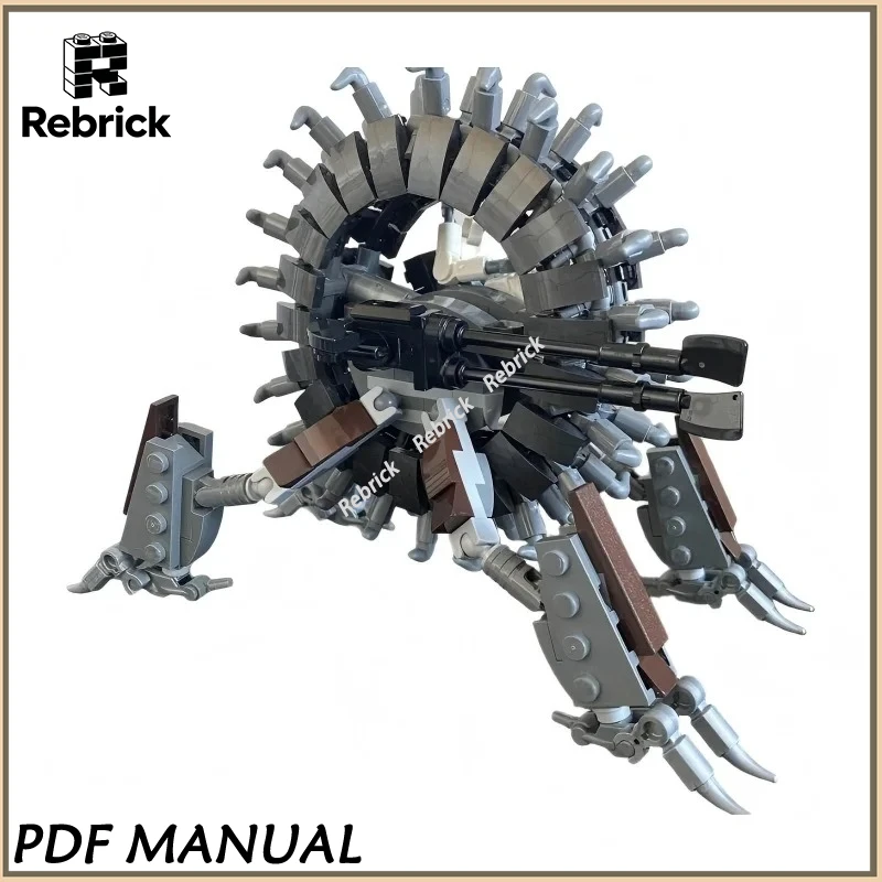 

Wheel Bike Vehicle MOC Building Blocks for General Grievous Sci-Fi Model Assembly Bricks Kit Gift