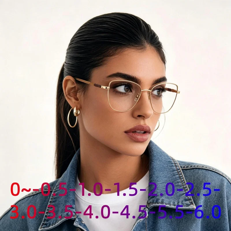Blue light blocking glasses fo r small faces, prescription glasses fo r myopia Prescription glasses -0.5  -1.0  -150  to-6.0