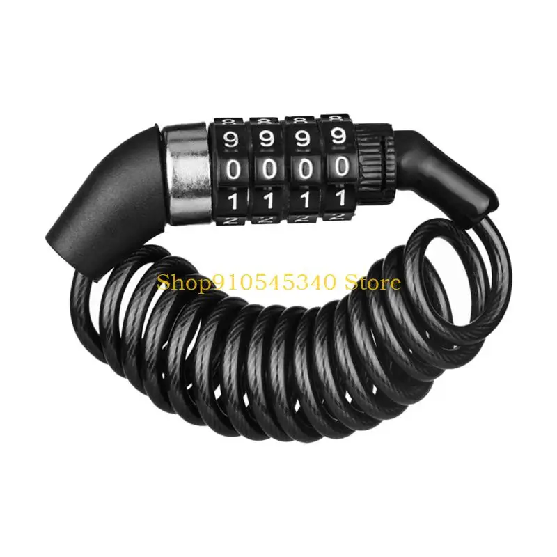 

U2JA Helmets Password Lock with Hole Design Anti Theft Lightweight Helmets Lock easy carry for Motorcycle Bike Outdoor Use