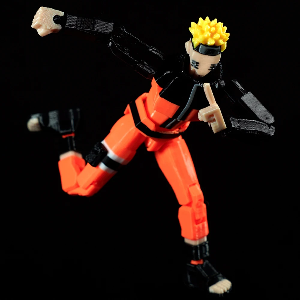 3D Printed NARUTO Toys Action Figures Ninja Anime Dummy13 Lucky