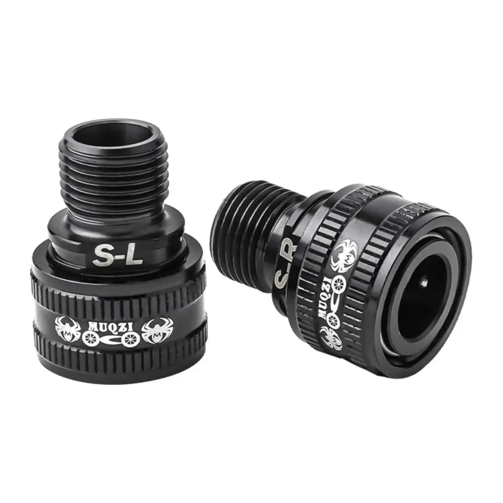 1 Pair Stainless Steel Pedal Extender Titanium Alloy Wear Resistant Bicycle Pedal Extension Bolts Anodic Coloring 23MM