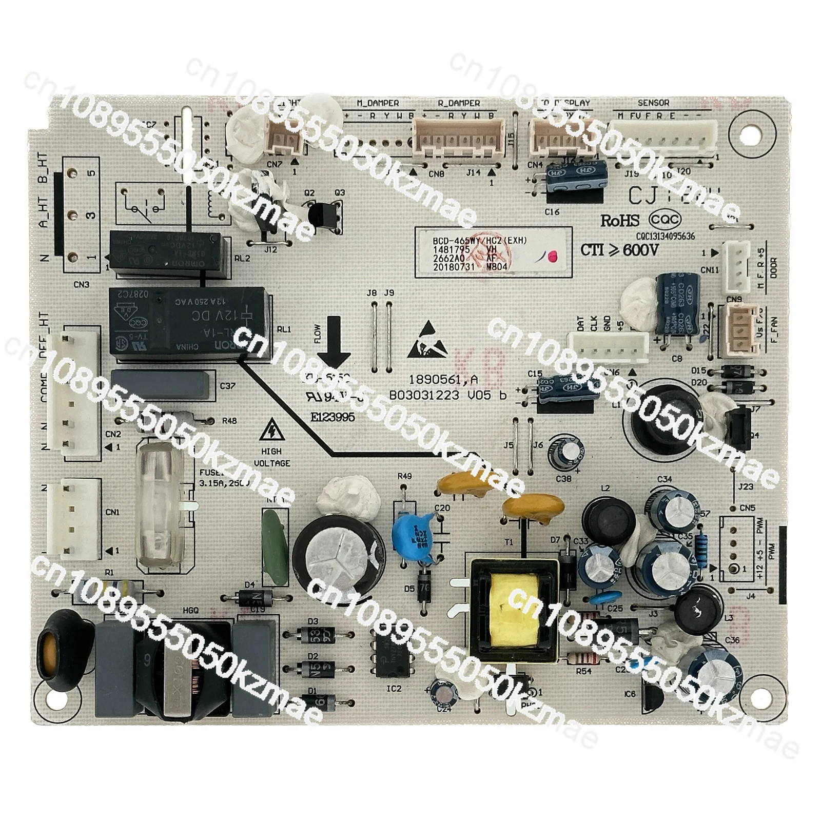 

B03031223 Refrigerator Fridge Power Control Board for Hisense BCD-465WY/HC2, BACCO BNTE-15S