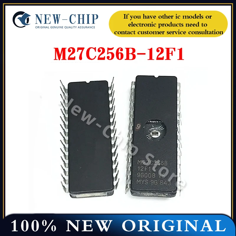 

1 шт.-50 шт./лот M27C256B-12F1 M27C256B DIP-28 новый оригинальный