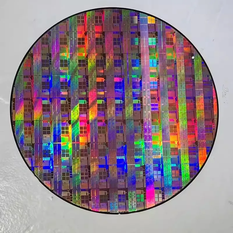 Silicon Wafer 12 8 6 Inch CPU Technology Sense Decoration Birthday Gift Lithography Chip Circuit Chip Semiconductor Silicon Chip