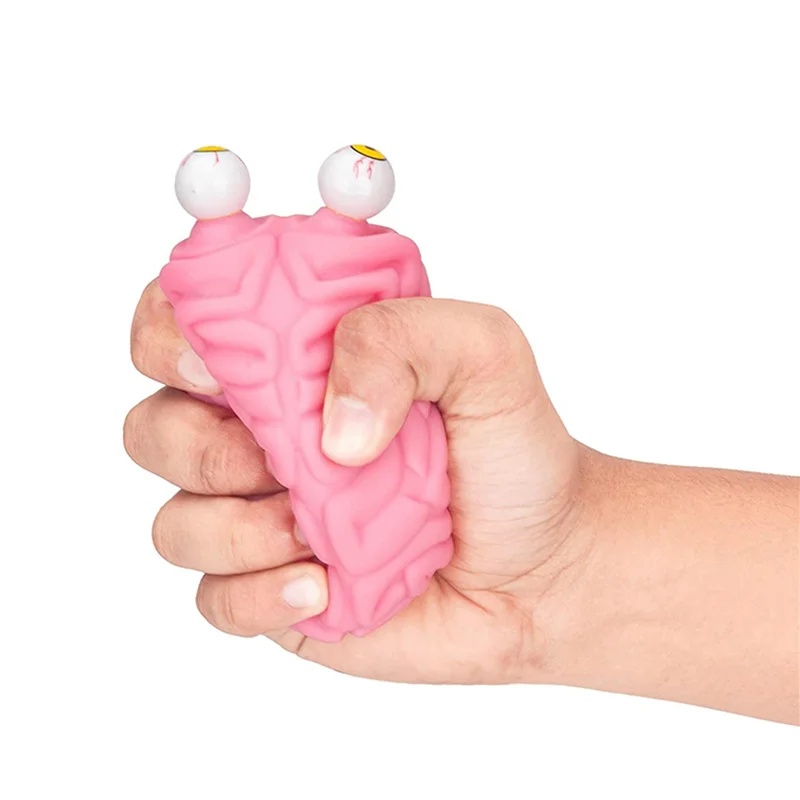 

A49K-2X Flippy Brain Squishy Eye Popping Squeeze Fidget Cool Stuff Prank Gadgets Stress Relief Сенсорный СДВГ Аутизм