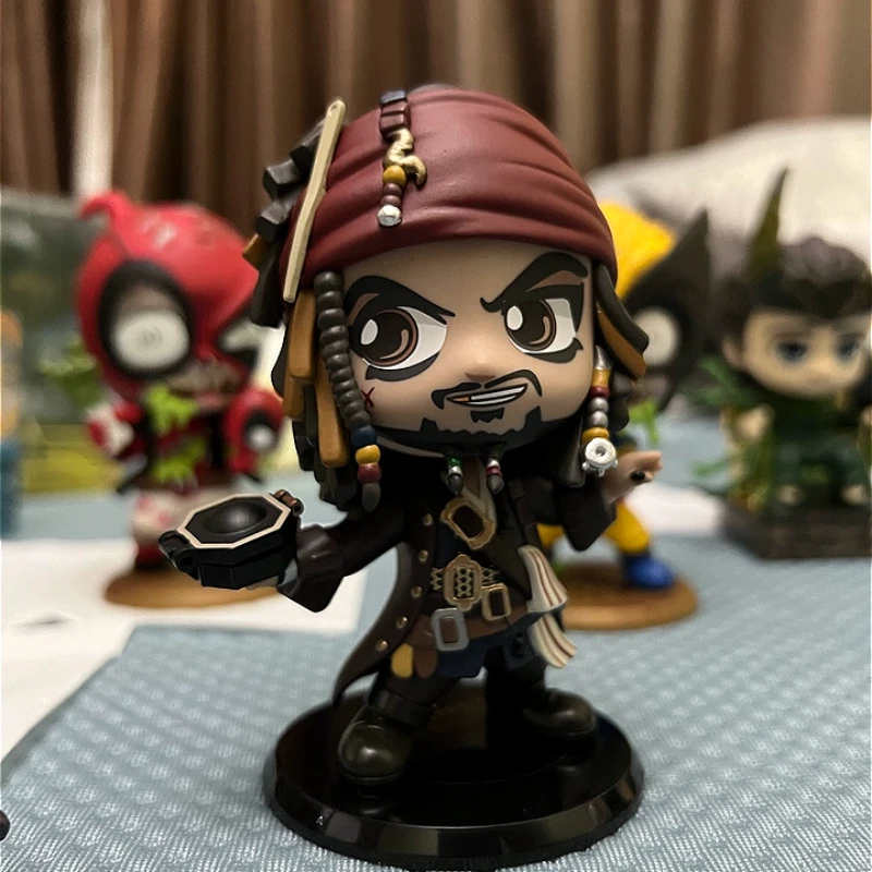 Hot Toys pirati dei caraibi: Dead Men Tell No Tales Jack Sparrow COSBABY Mini Figure Toy Anime Action Figures ornamento regalo