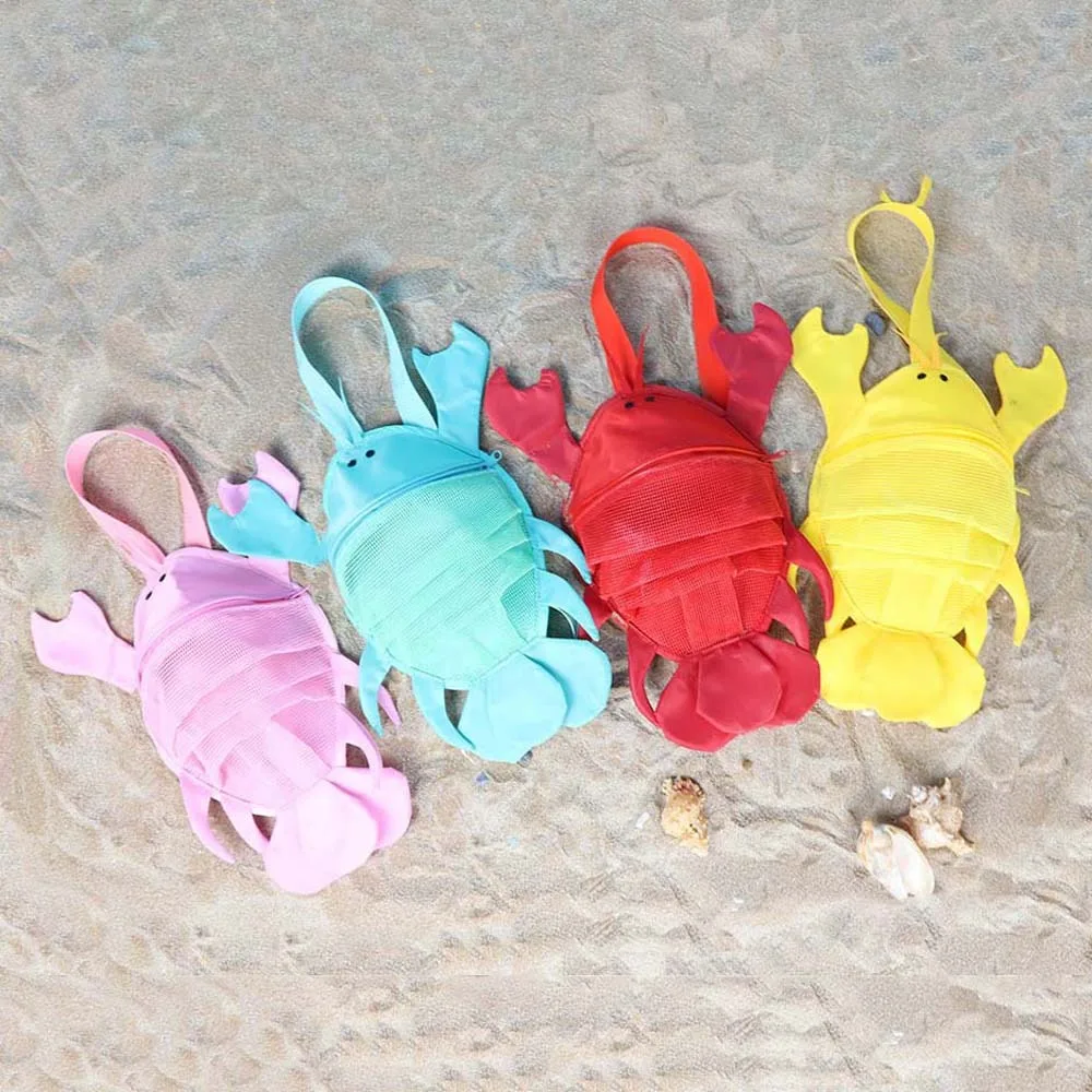 

Breathable Children Mesh Chest Bag Clownfish Lobster Hollow Out Dopamine Pouch Fluorescence Color Polyester