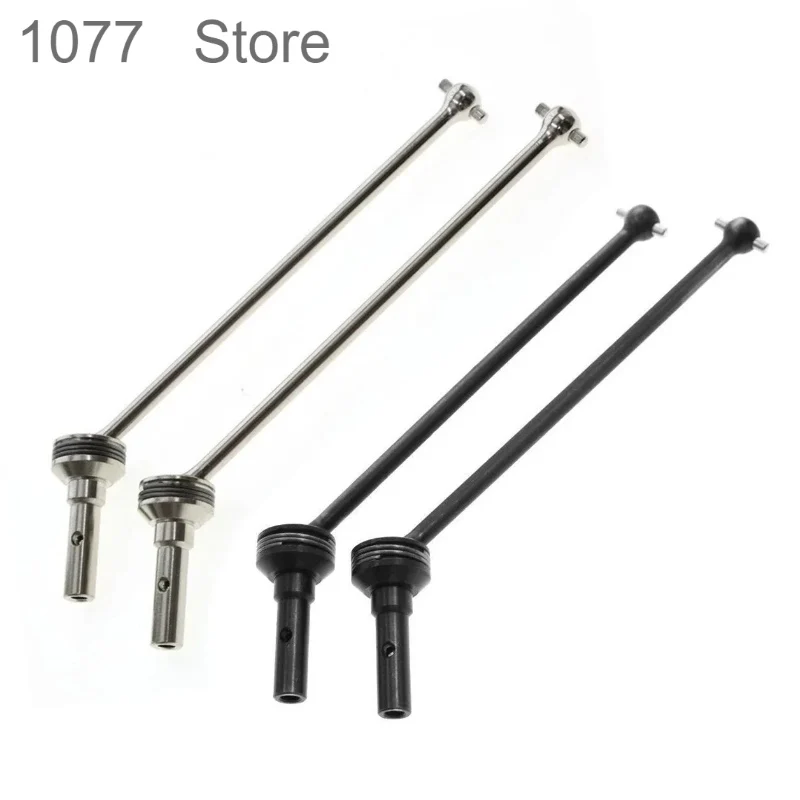 

2pcs Steel Metal Front and Rear Drive Shaft CVD Driveshaft 9550 9654X for Traxxas Sledge 1/8 RC Car Upgrade Parts Accessories