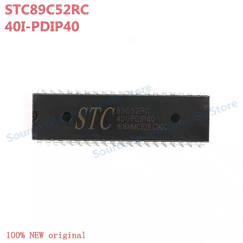 5Pcs STC89C52RC-40I-PDIP40 Microcontroller Chip 100% NEW original