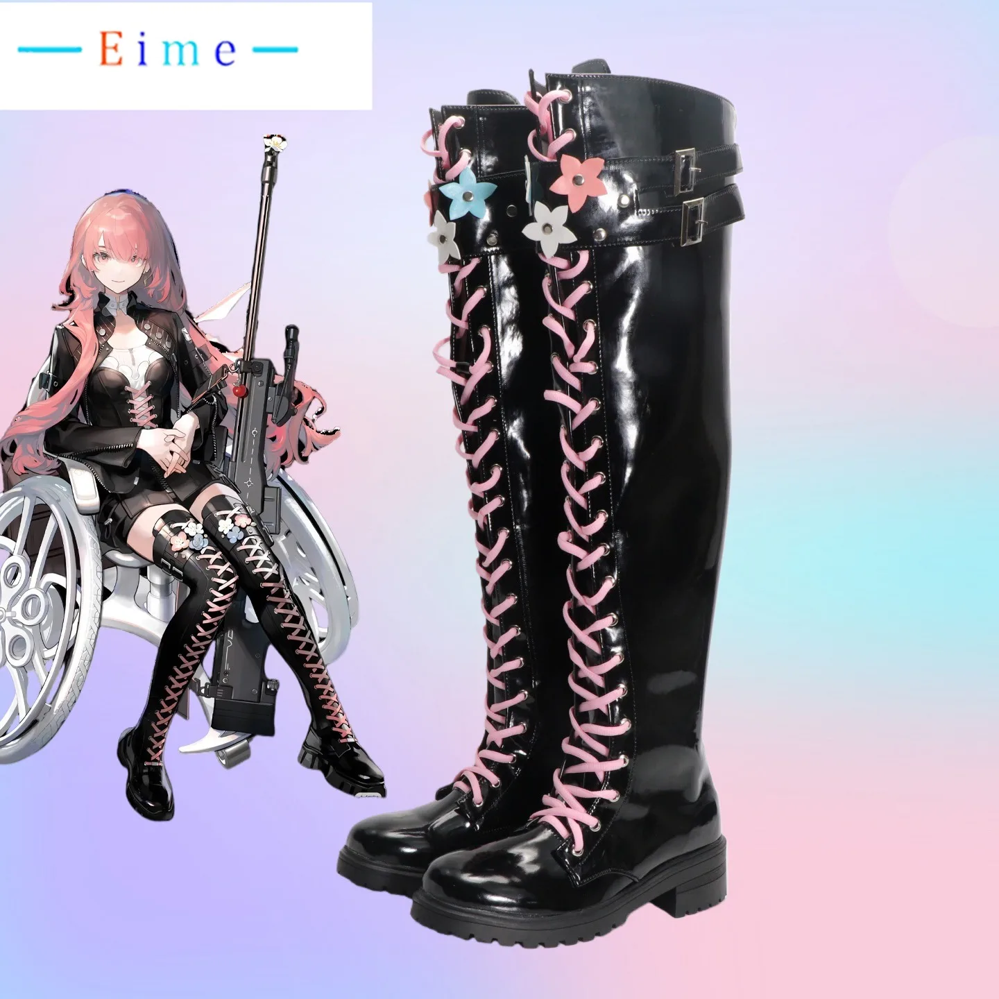 

Lemuen обувь для косплея игра Arknights реквизит для косплея Хэллоуин карнавальные ботинки аниме обувь из искусственной кожи на заказ