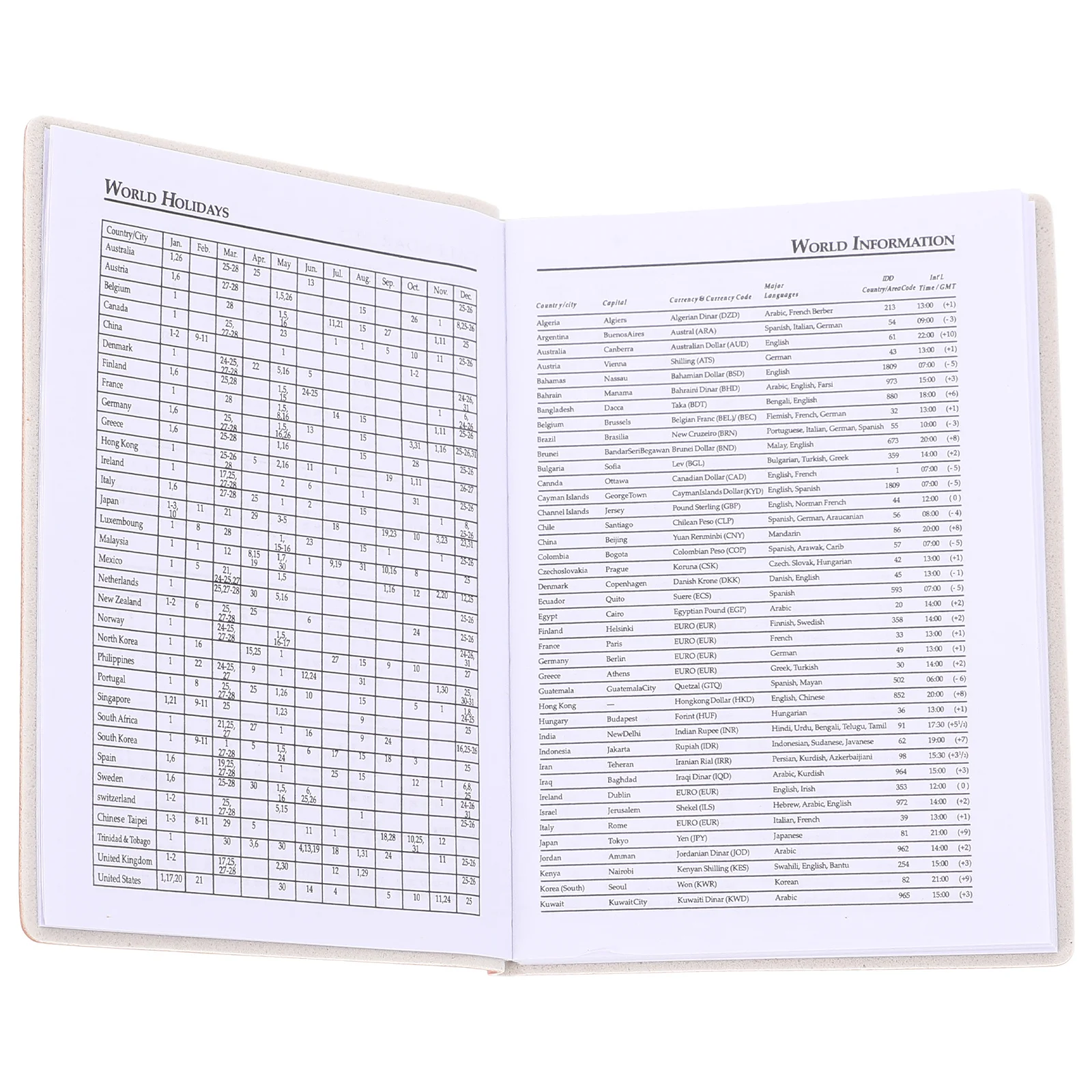 Mini-Geldbörse, Hardcover-Kalender, Zuhause, Monatsplaner, Buchtasche, ideale Planer