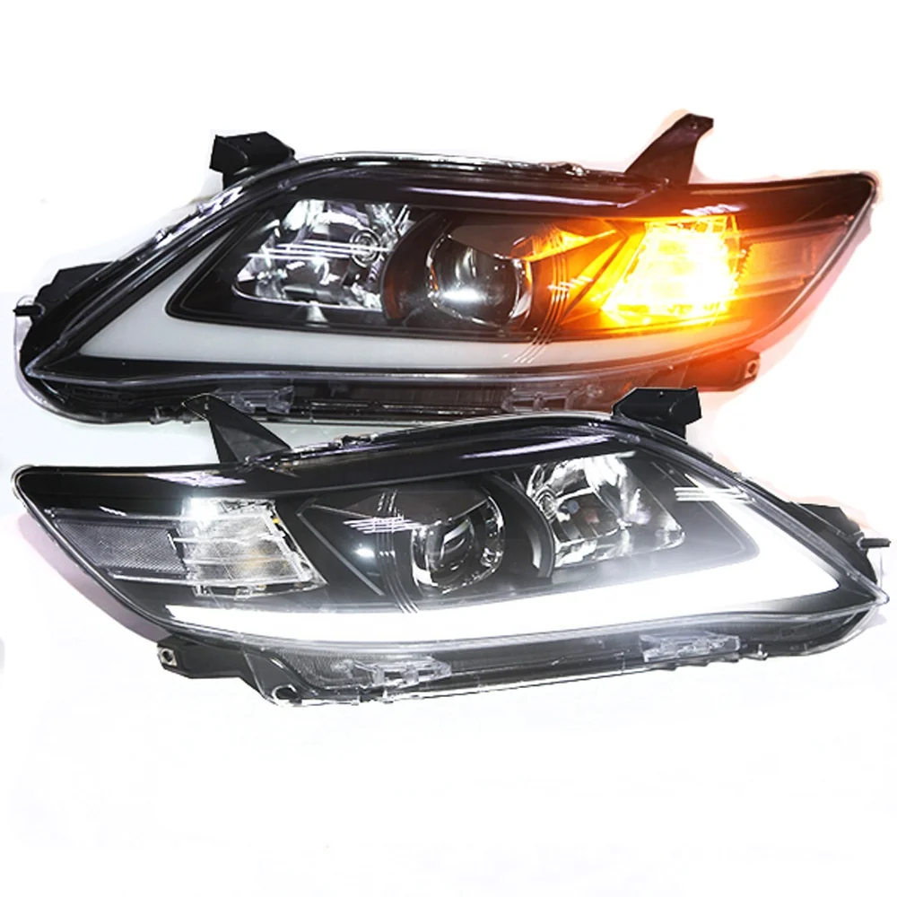 

Светодиодные фары с черным корпусом, передние фары 2010-2011 года, версия США YZ для Camry